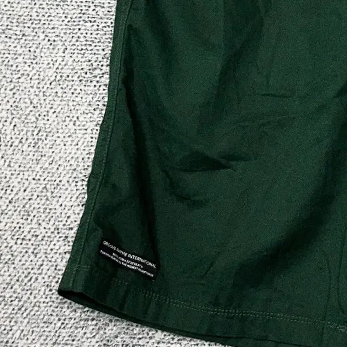 그루브라임 캐주얼 그린 반바지 S 상품이미지3