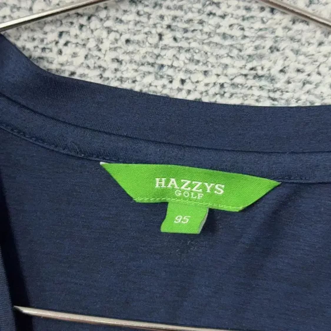 해지스 네이비 로고 기능성 반팔 티 95 상품이미지3