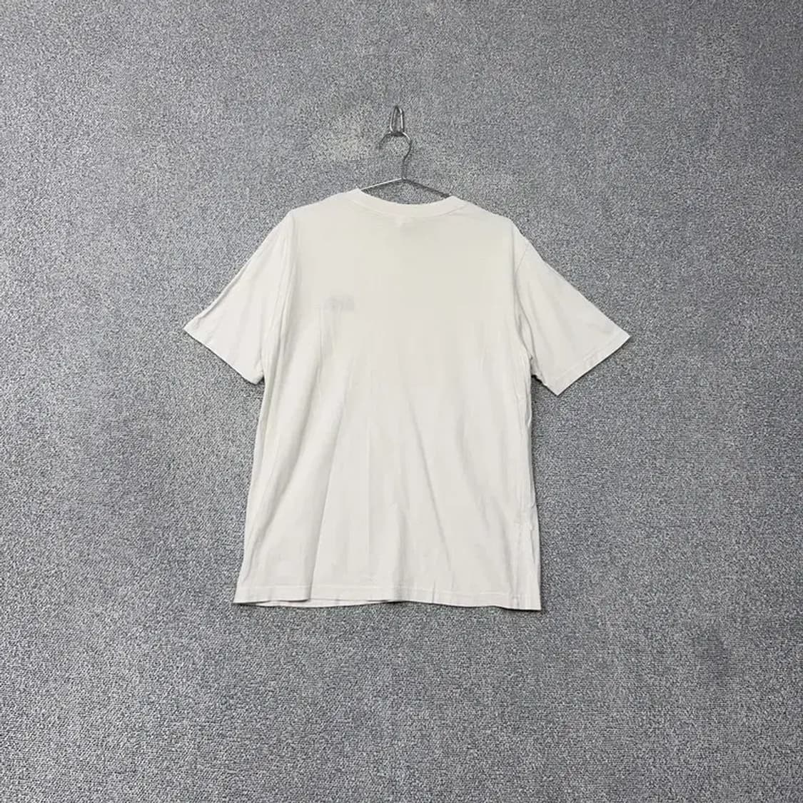 후아유 캐주얼 화이트 반팔 티 L 상품이미지2