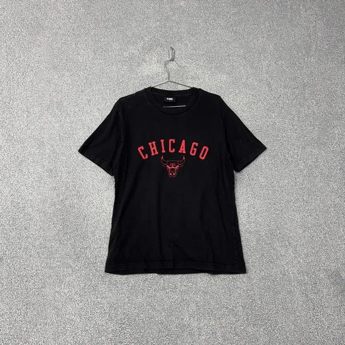 NBA 시카고불스 프린팅 블랙 반팔 티 L 상품이미지1