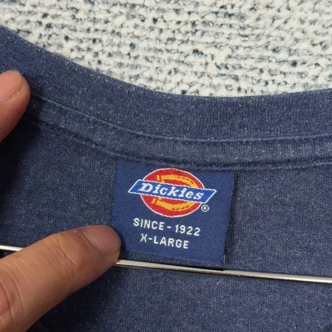 디키즈 로고 네이비 반팔 티 XL 상품이미지3