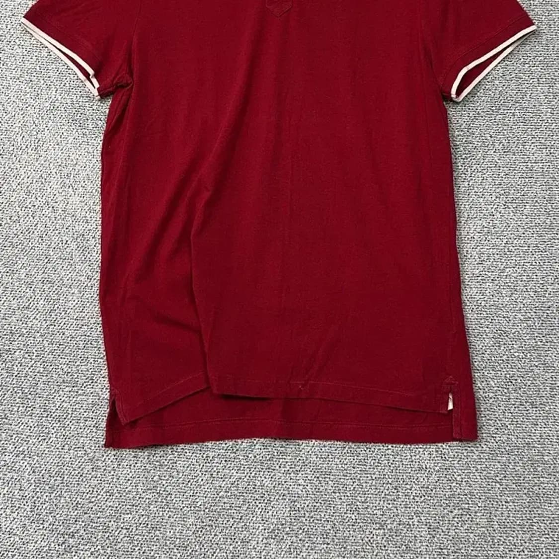 캘빈클라인 남성 캐주얼 로고 레드 카라티 L 상품이미지4