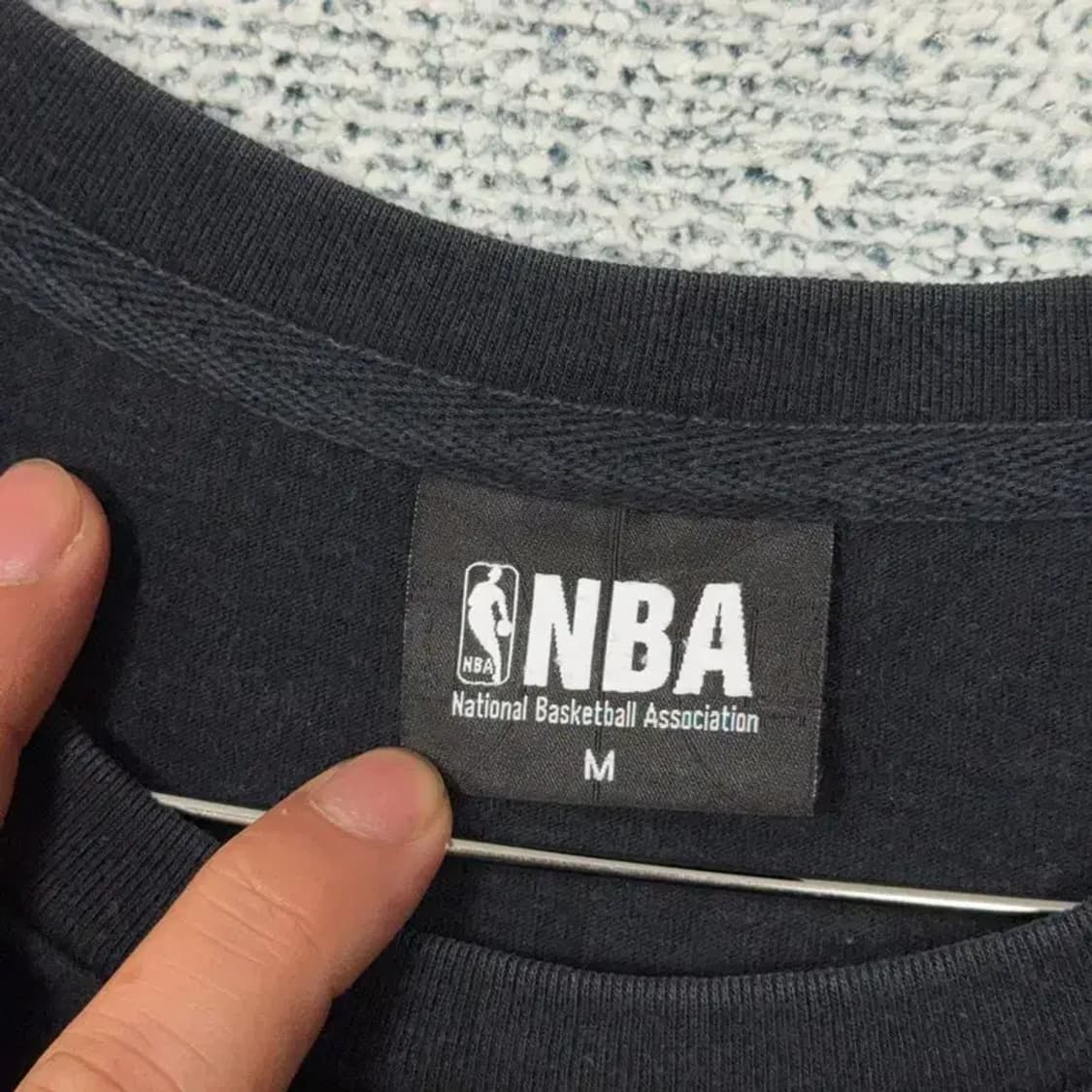 NBA 세크라멘토 프린팅 블랙 반팔 티 M 상품이미지3