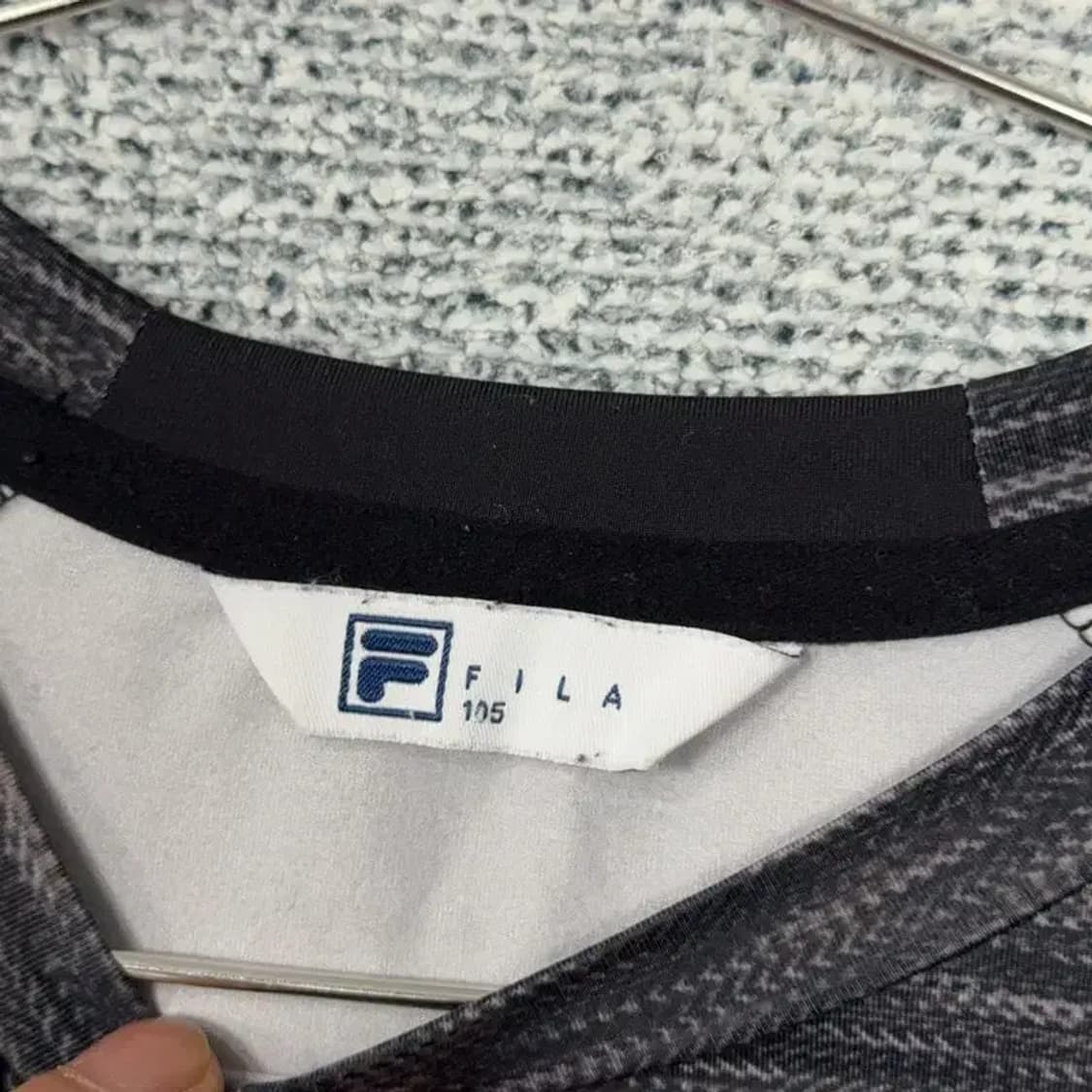 휠라 그레이 나그랑 기능성 긴팔 티 105 상품이미지3