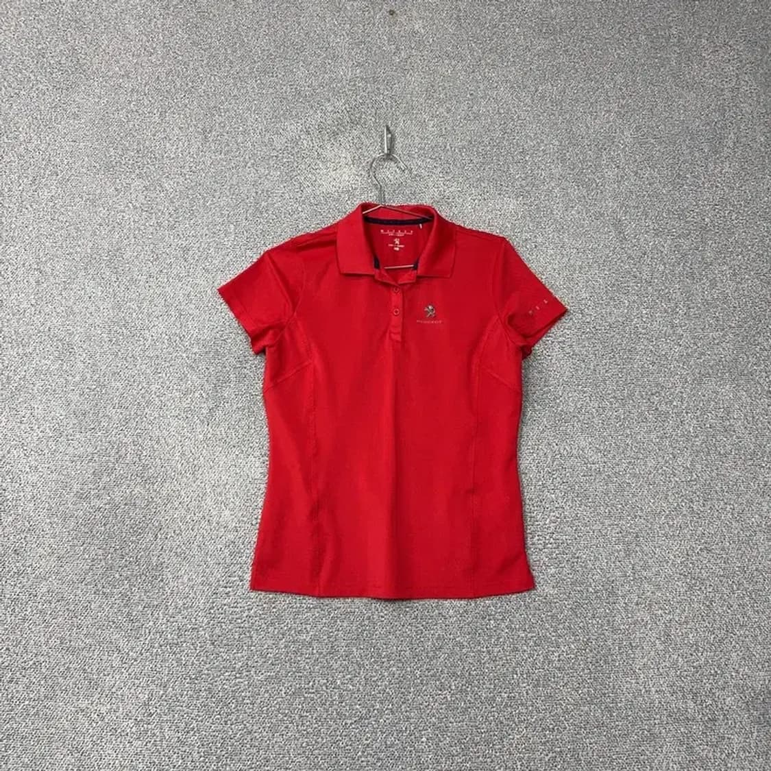 밀레 레드 로고 여성 기능성 반팔 카라티 95(M) 상품이미지1