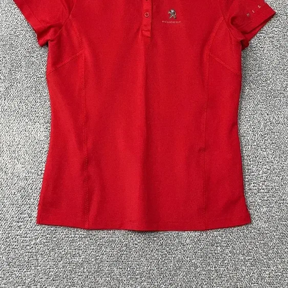 밀레 레드 로고 여성 기능성 반팔 카라티 95(M) 상품이미지4