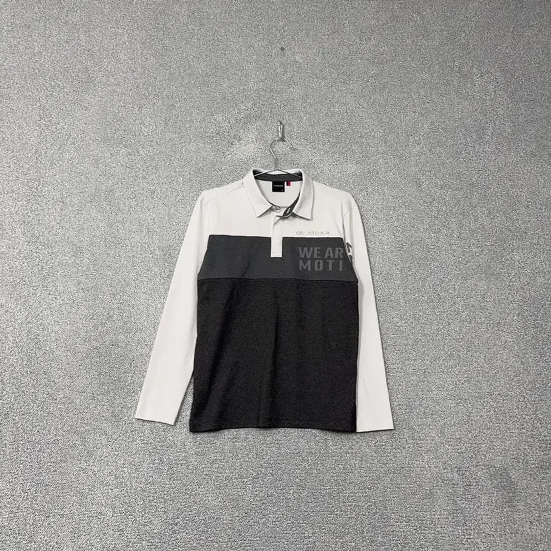 아이더 로고 남성 기능성 긴팔 카라티 M 상품이미지1