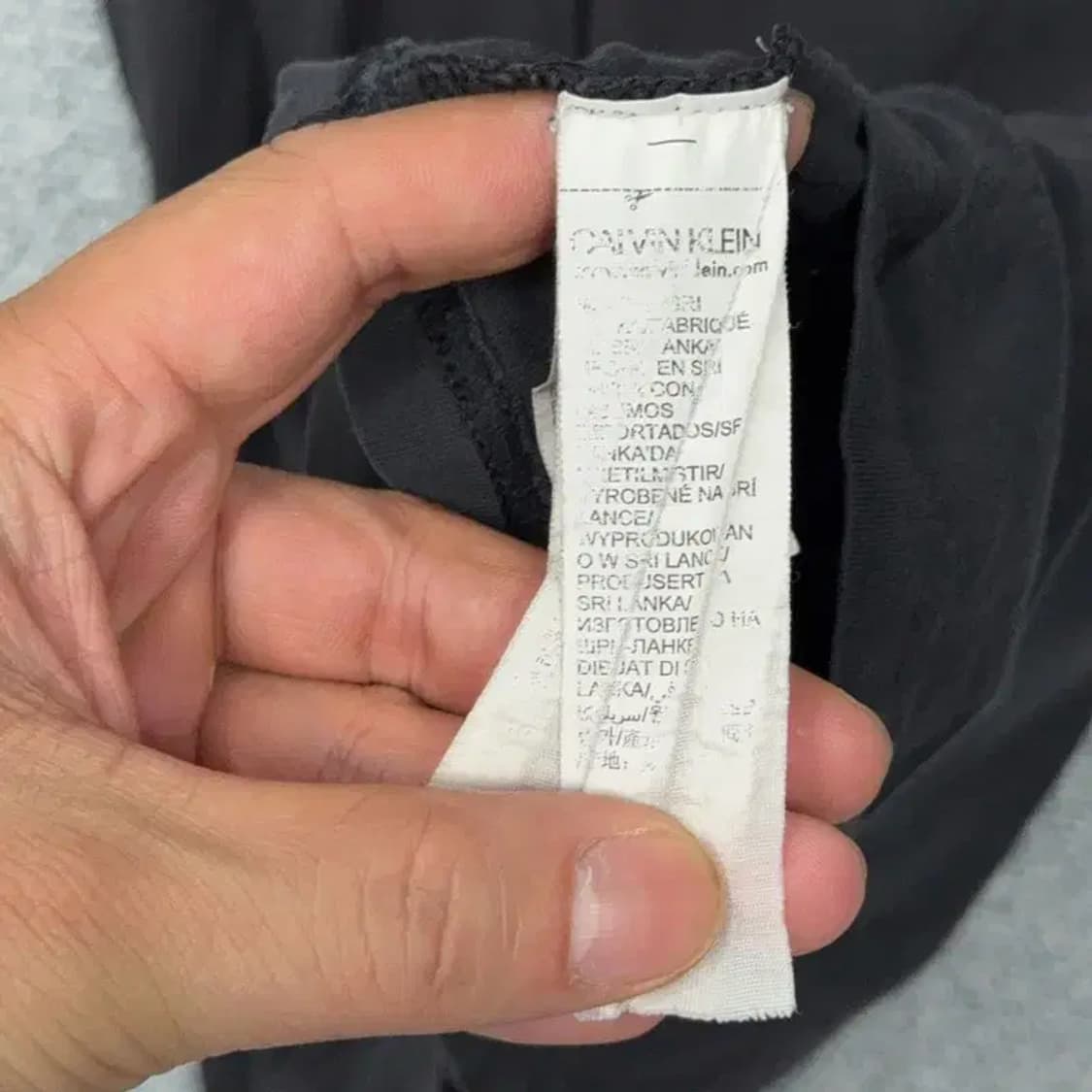 캘빈클라인 프린팅 블랙 반팔 티 XL 상품이미지4