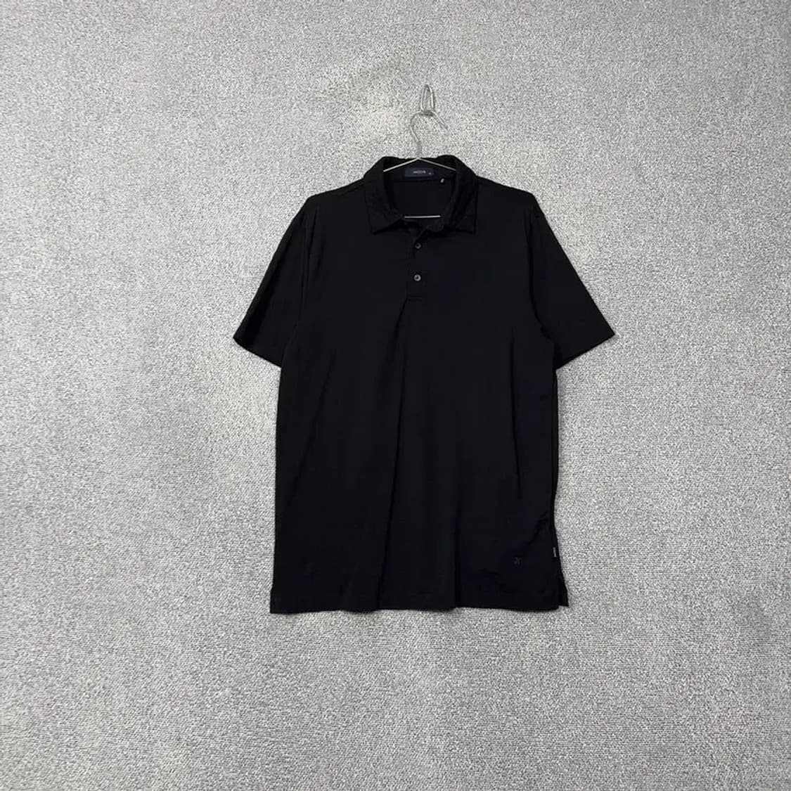 해지스 블랙 나일론 니트 반팔 카라티 105 상품이미지1