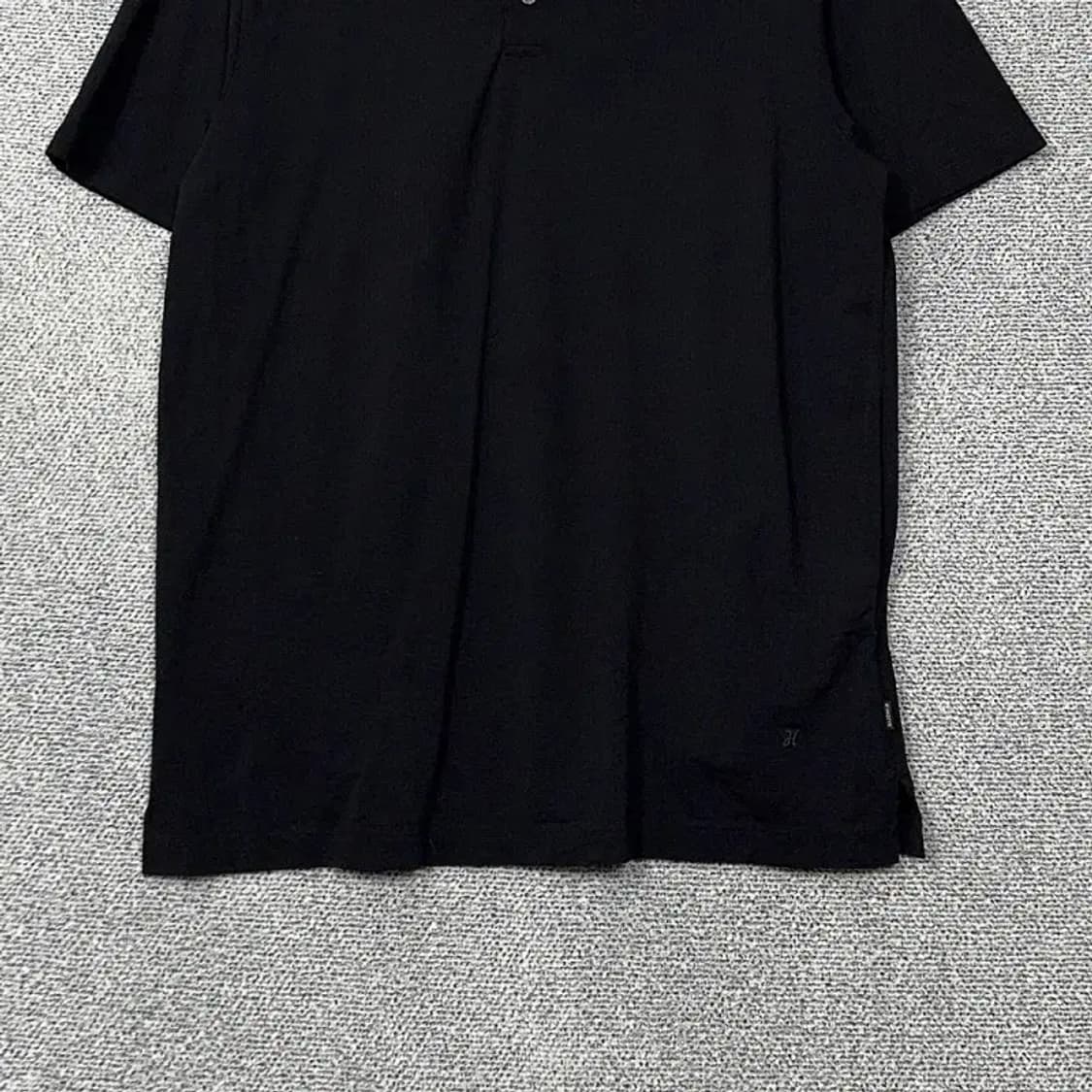 해지스 블랙 나일론 니트 반팔 카라티 105 상품이미지4