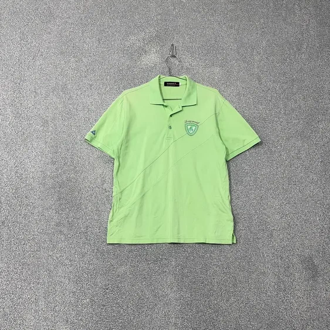 르꼬끄 스포츠 라이트 그린 반팔 카라티 L 상품이미지1