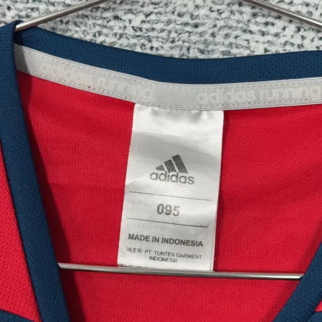 아디다스 네이비 로고 기능성 반팔티 95 상품이미지3