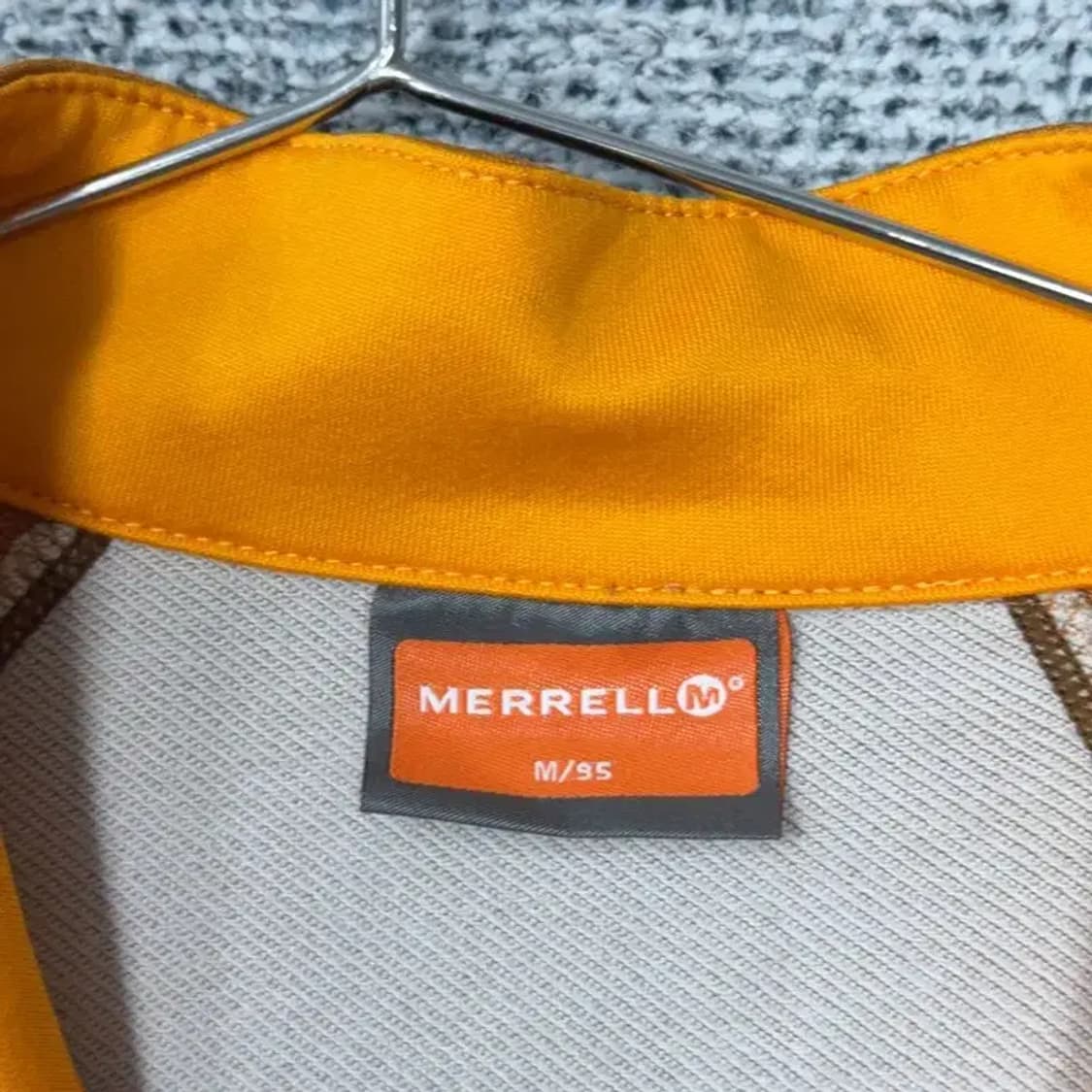 머렐 남성 등산 기능성 오렌지 긴팔 티 M/95 상품이미지3