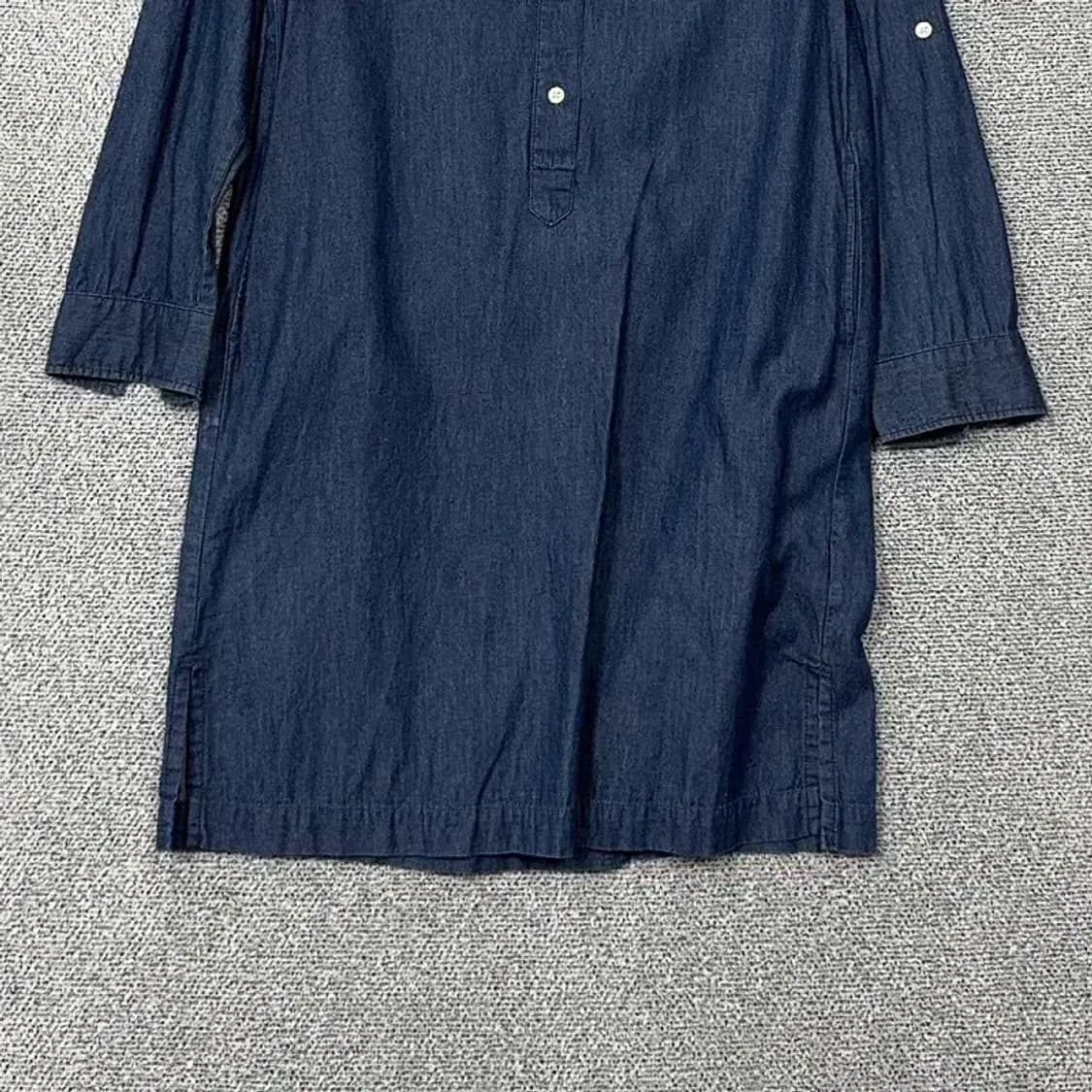 유니클로 진청 캐주얼 셔츠 원피스 M 상품이미지4