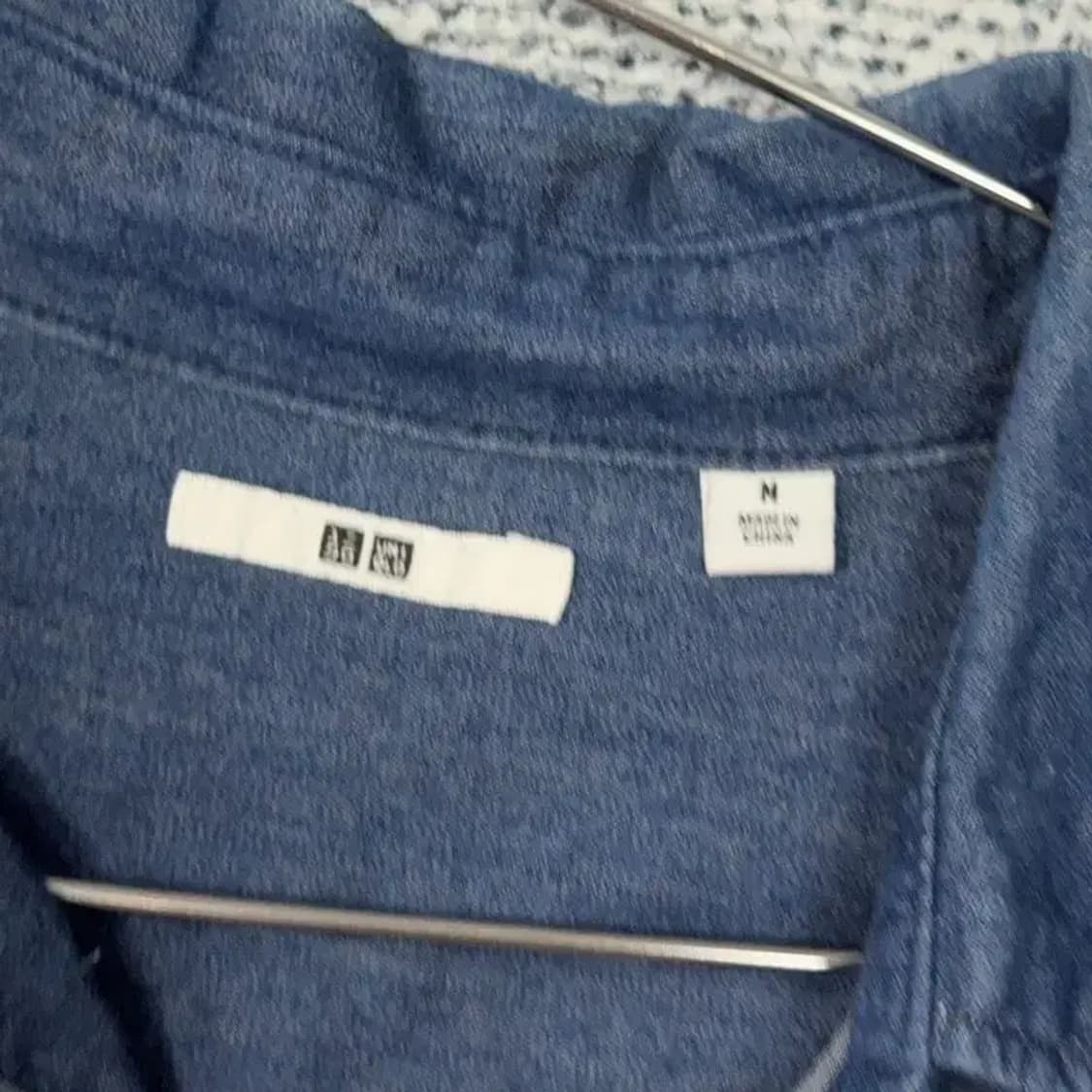 유니클로 진청 캐주얼 셔츠 원피스 M 상품이미지5