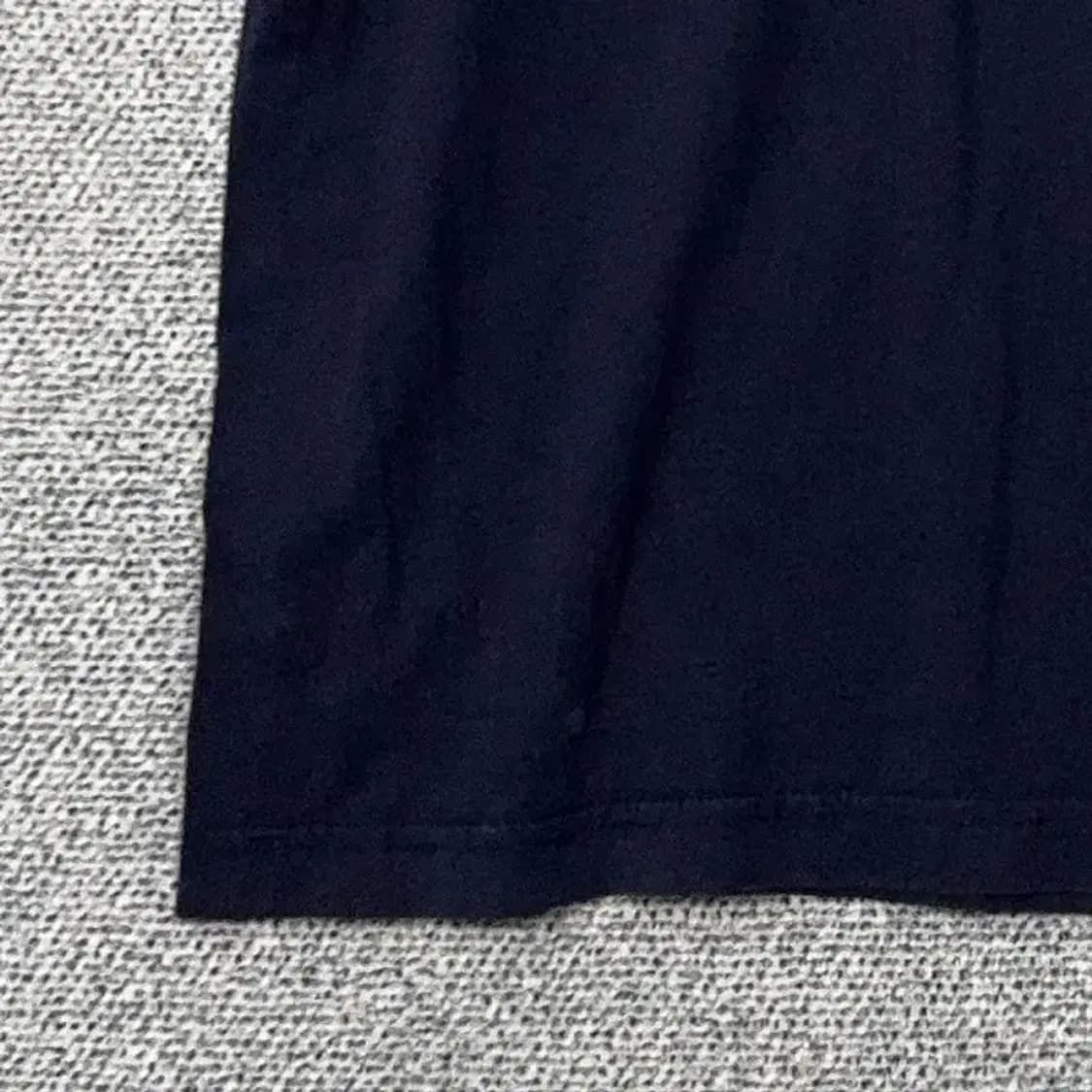 폴로아쎈 네이비 캐주얼 로고 코튼 반팔 티 110 상품이미지4