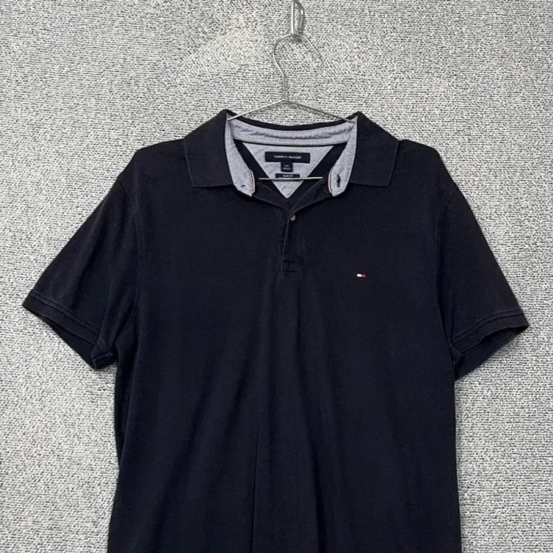 타미힐피거 네이비 로고 남성 반팔 카라티 L/G 상품이미지3