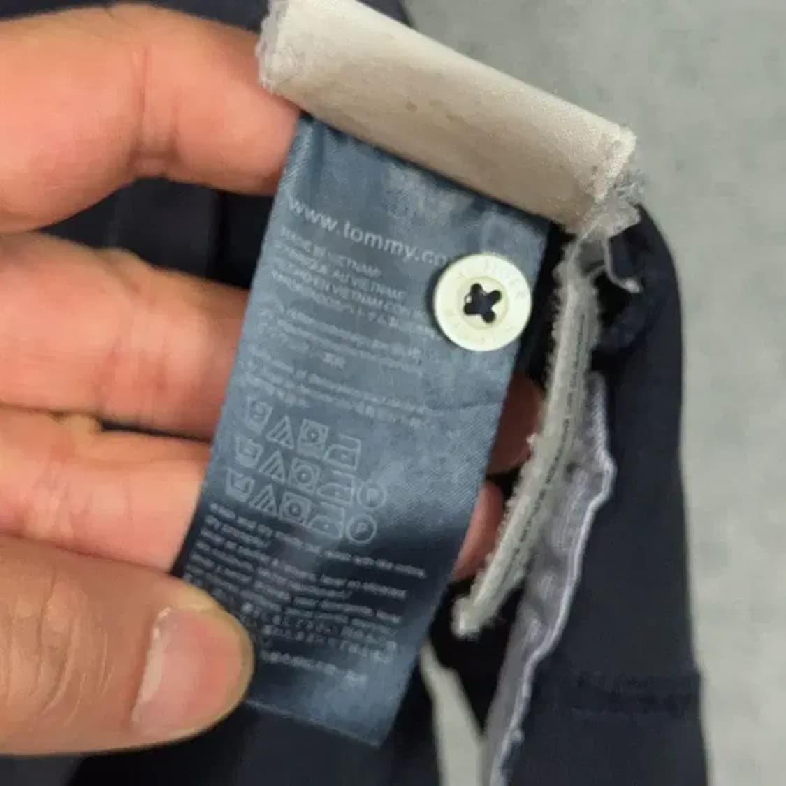 타미힐피거 네이비 로고 남성 반팔 카라티 L/G 상품이미지6