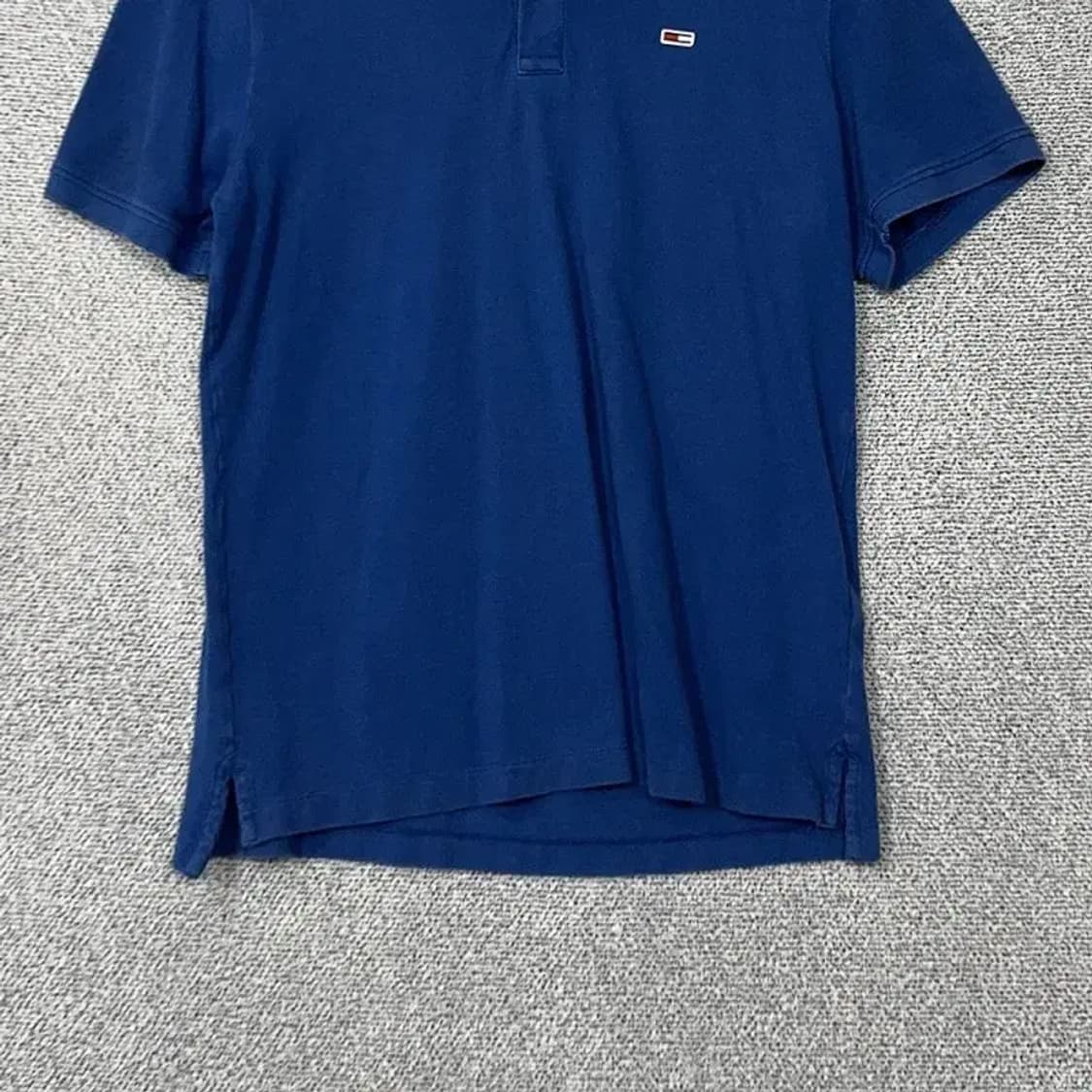 타미힐피거 네이비 심플 로고 남성 반팔 카라티 XL TG/XG 상품이미지4