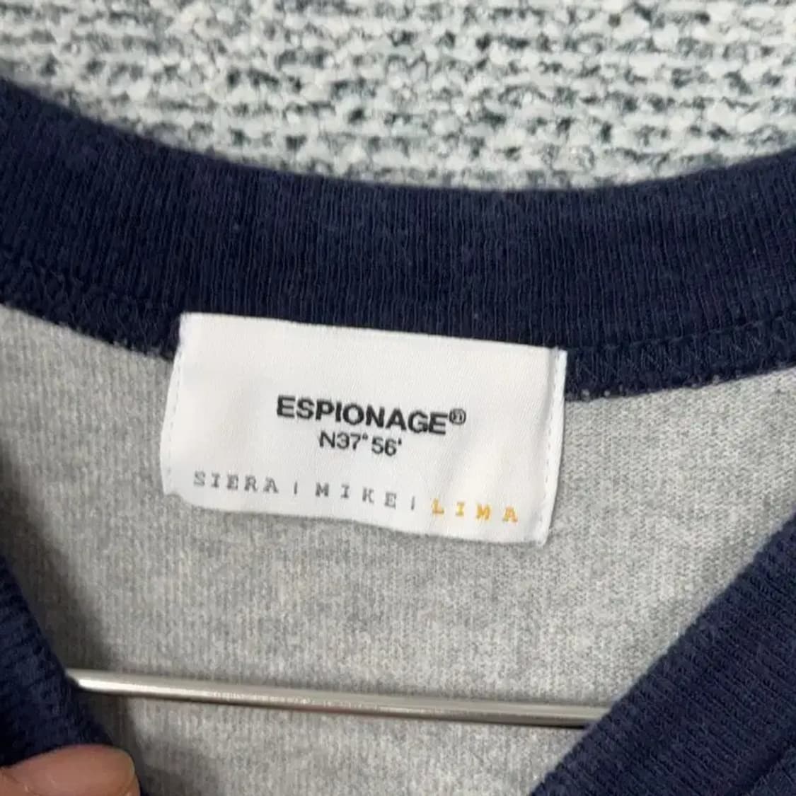 에스피오나지 스트라이프 캐주얼 반팔티 L 상품이미지3