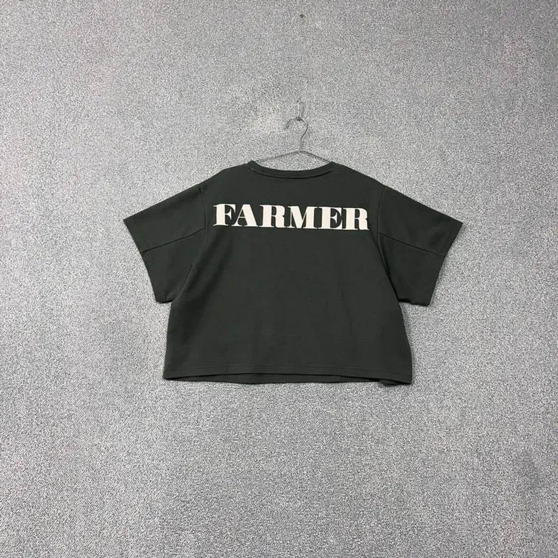 스튜디오 톰보이 프린팅 크롭 박스핏 반팔 티 F 상품이미지2