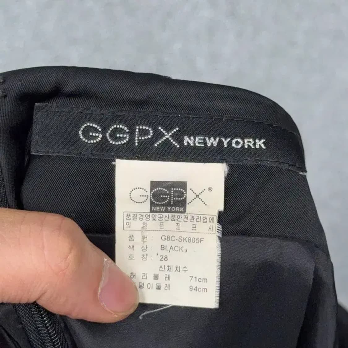 GGPX 블랙 미니스커트 28 상품이미지3