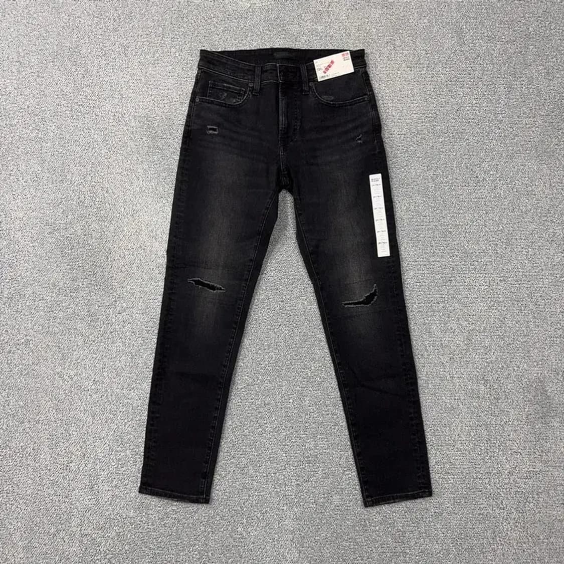 [새상품]유니클로 빈티지 흑청 데님팬츠 29 상품이미지1