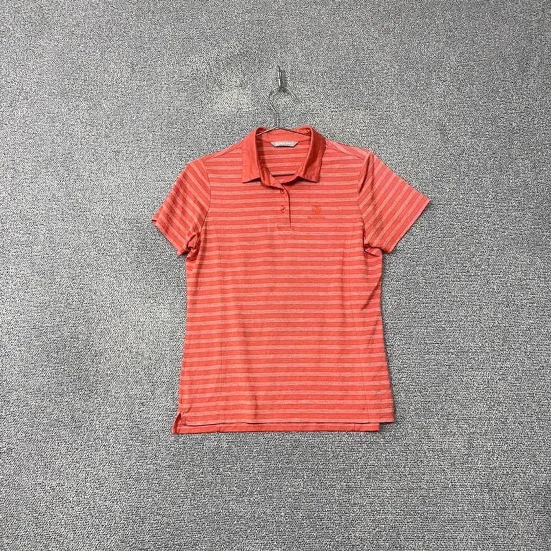 블랙야크 스트라이프 오렌지 로고 기능성 반팔 카라티 95 상품이미지1