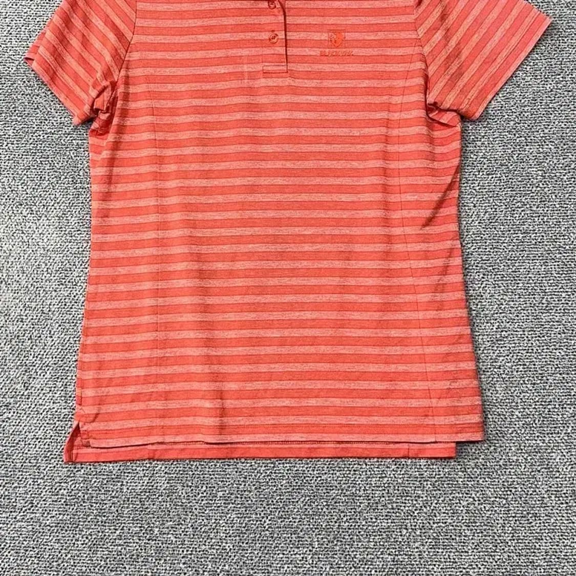 블랙야크 스트라이프 오렌지 로고 기능성 반팔 카라티 95 상품이미지4