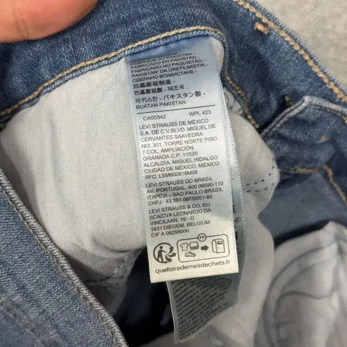 리바이스 x 데니젠 하이라이즈 데님팬츠 28 28 상품이미지7