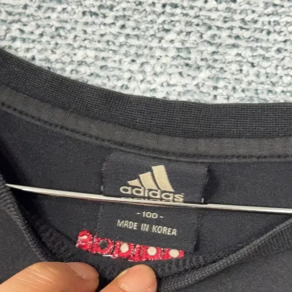 아디다스 바스켓볼 빈티지 프린팅 블랙 긴팔 티 100 상품이미지4