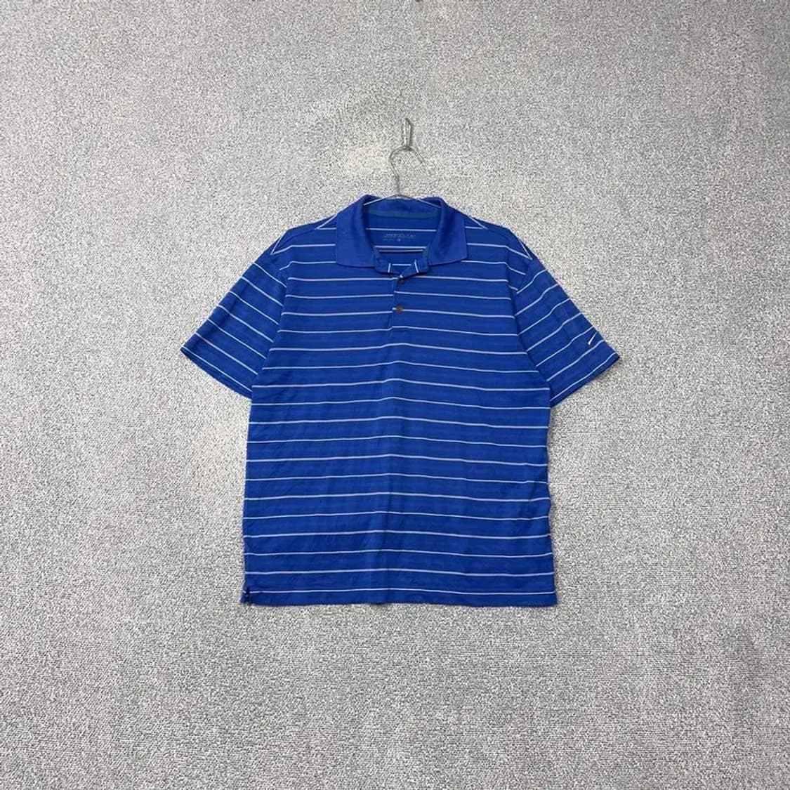 나이키 골프 스트라이프 블루 반팔 카라티 XL 상품이미지1