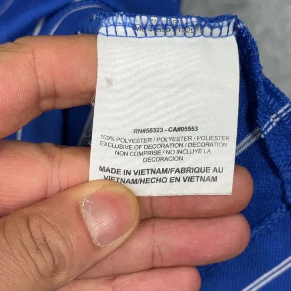 나이키 골프 스트라이프 블루 반팔 카라티 XL 상품이미지4