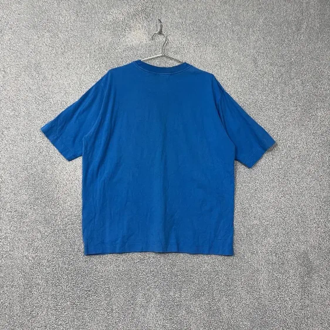 에잇세컨즈 로고 박스핏 블루 반팔 티 XL 상품이미지2