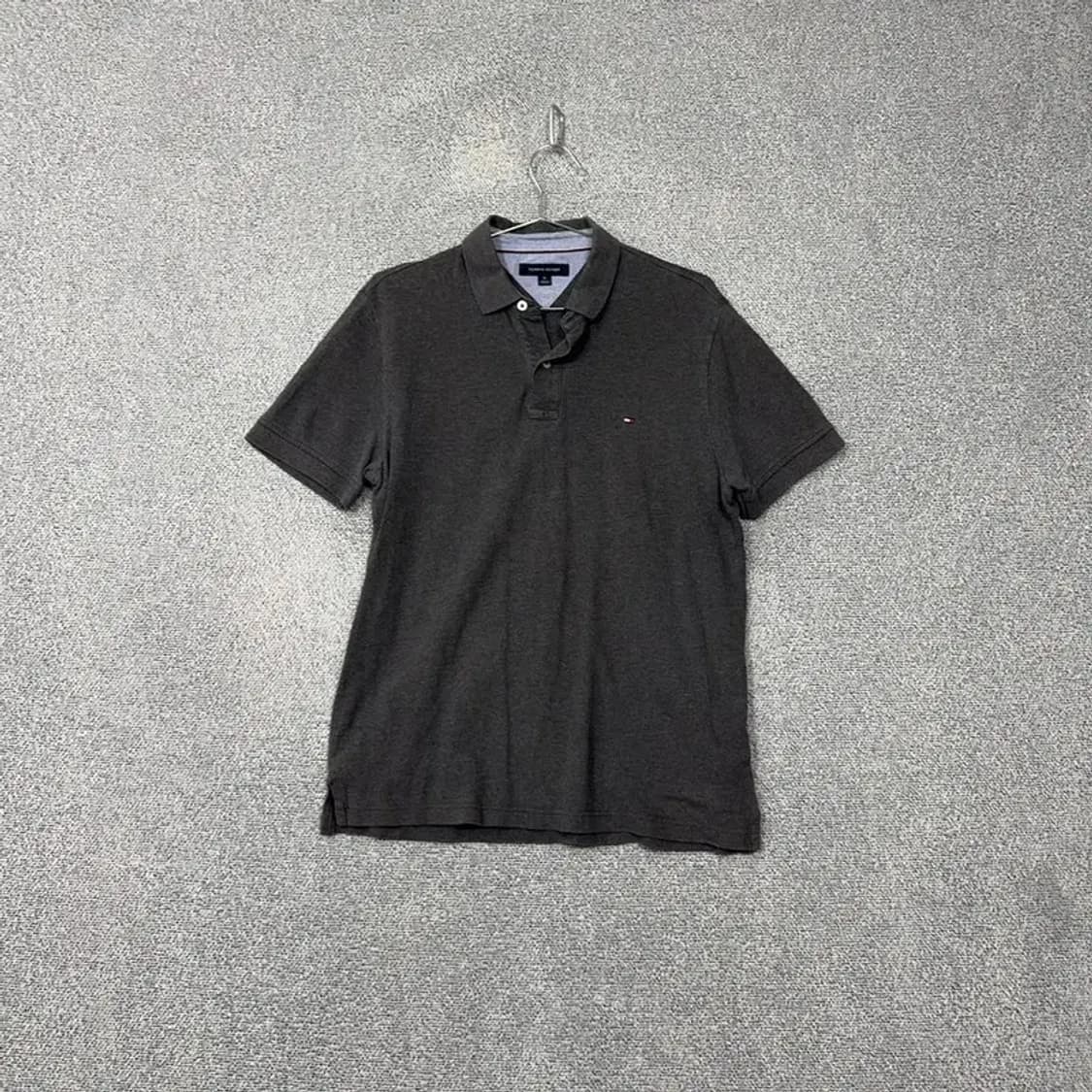 타미힐피거 그레이 로고 반팔 카라티 M 상품이미지1