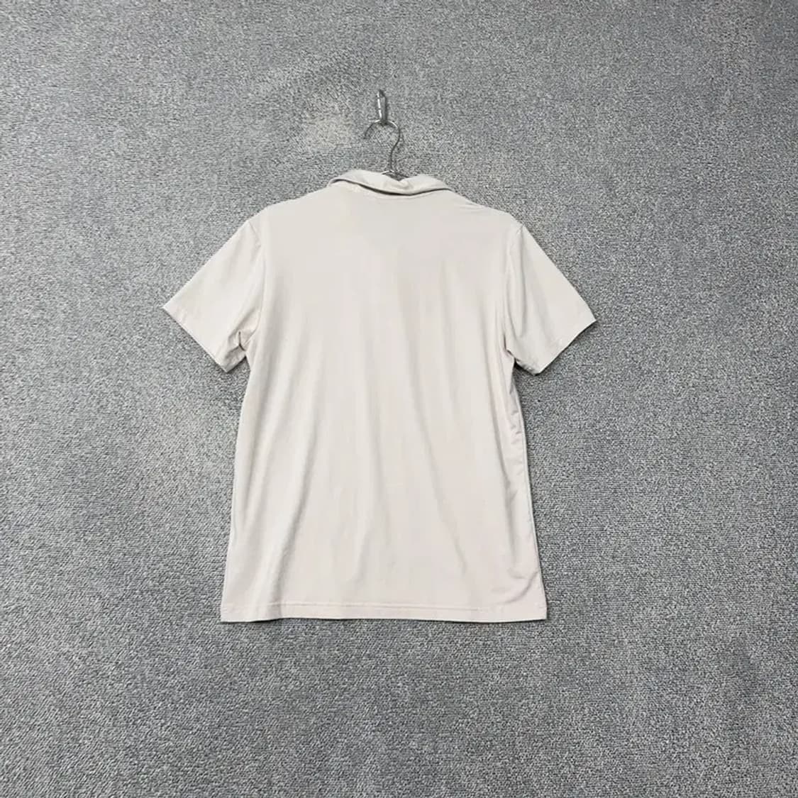 휠라 화이트 로고 기능성 반팔 카라티 100 상품이미지2