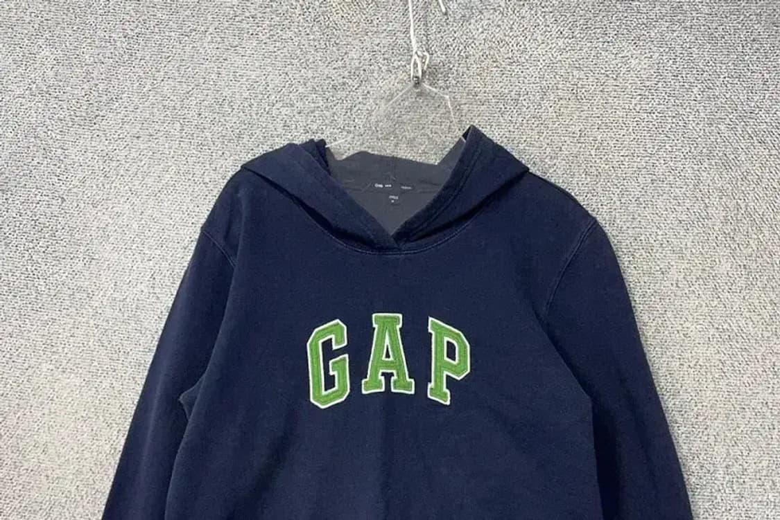 갭 스펠 로고 네이비 후드티 M 상품이미지3