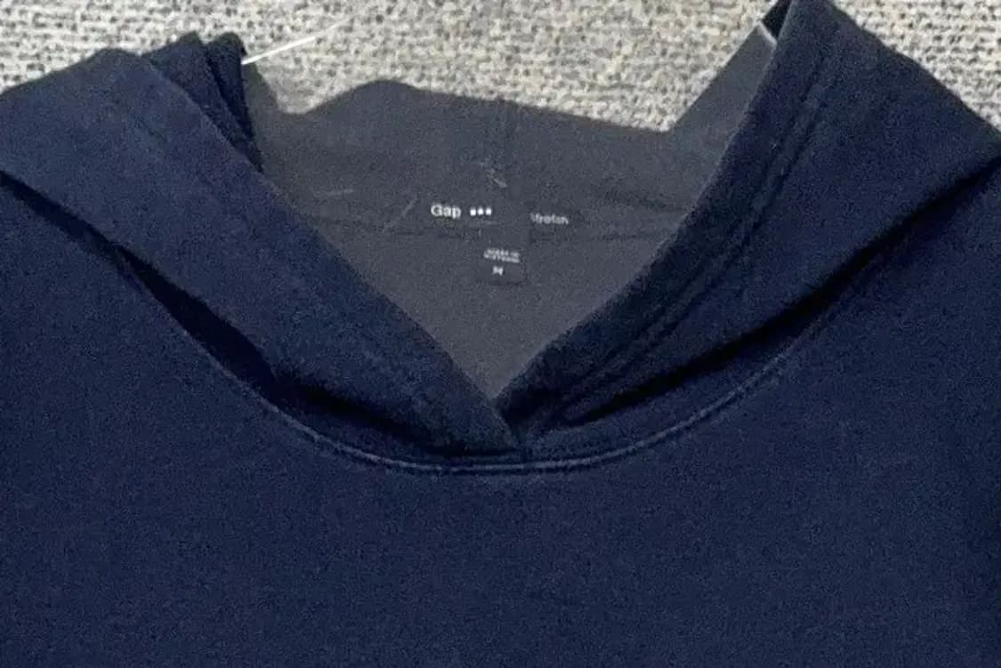 갭 스펠 로고 네이비 후드티 M 상품이미지5