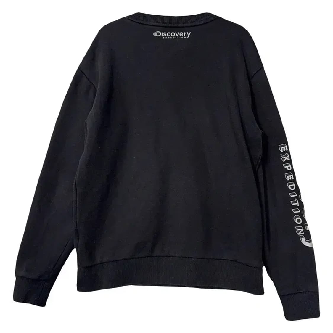 디스커버리 프린팅 블랙 맨투맨 90 상품이미지2