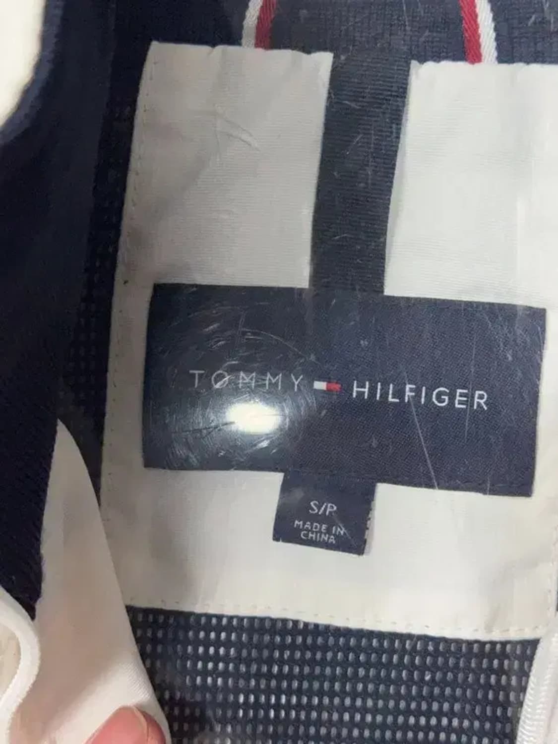 타미힐피거 화이트 로고 바람막이 S/P 상품이미지7