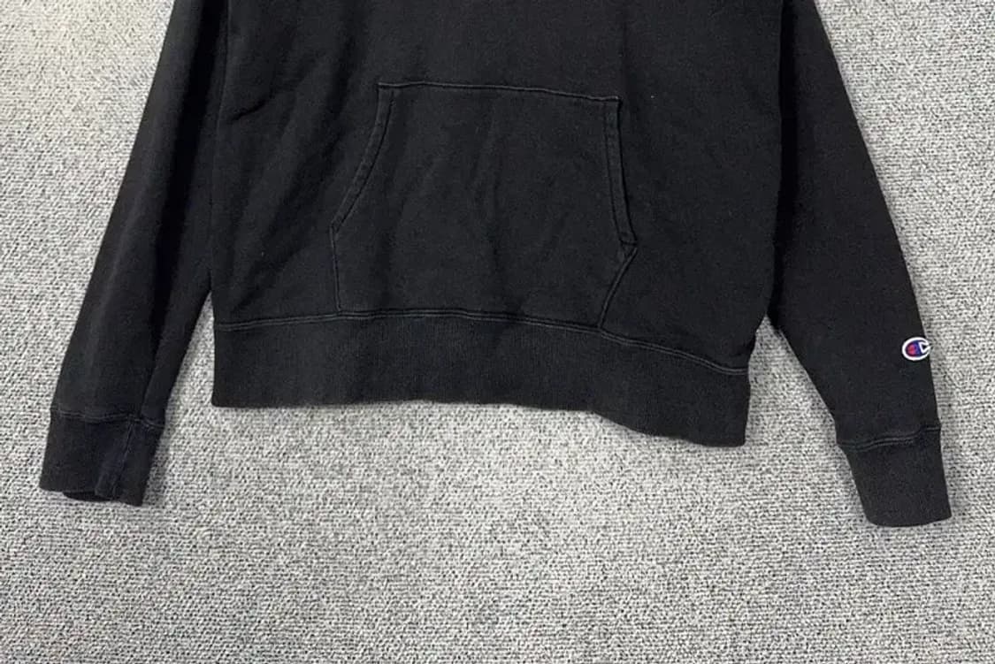 챔피온 스펠 로고 프린팅 블랙 후드티 LARGE 상품이미지4