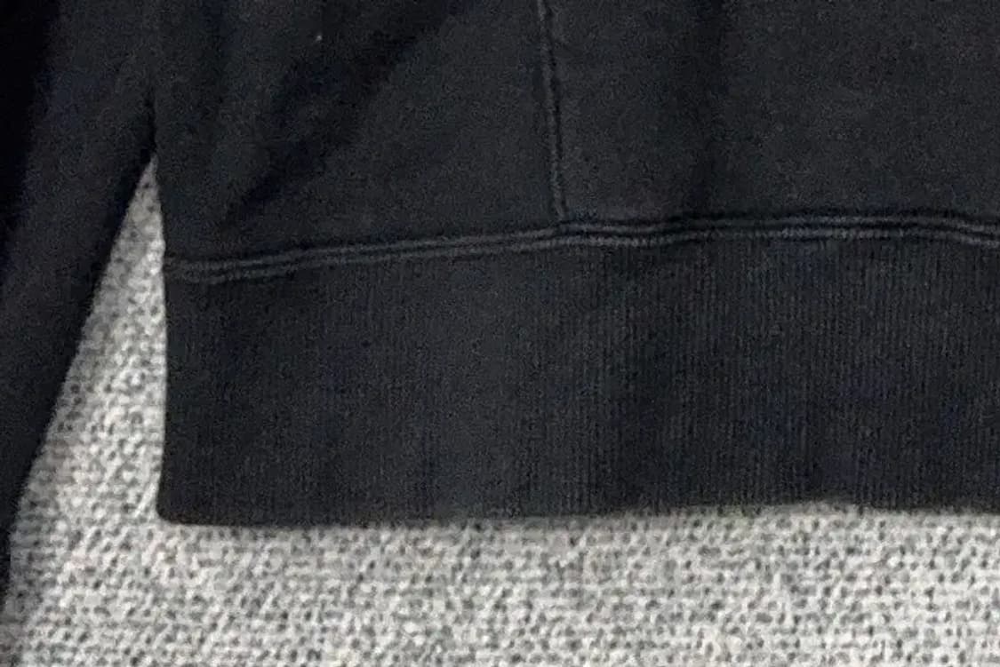 챔피온 스펠 로고 프린팅 블랙 후드티 LARGE 상품이미지6