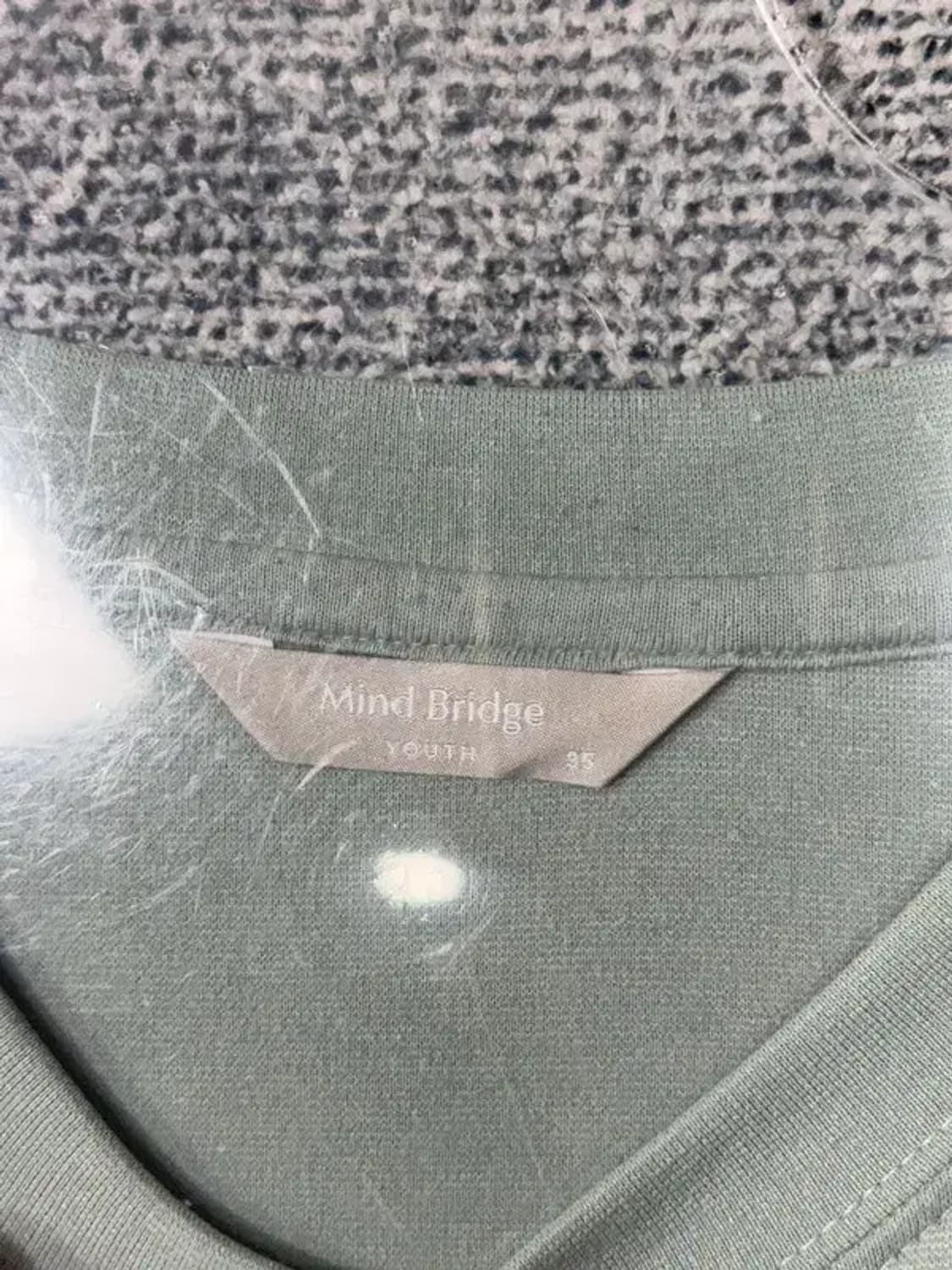 마인드브릿지 라이트 그린 맨투맨 95 상품이미지7