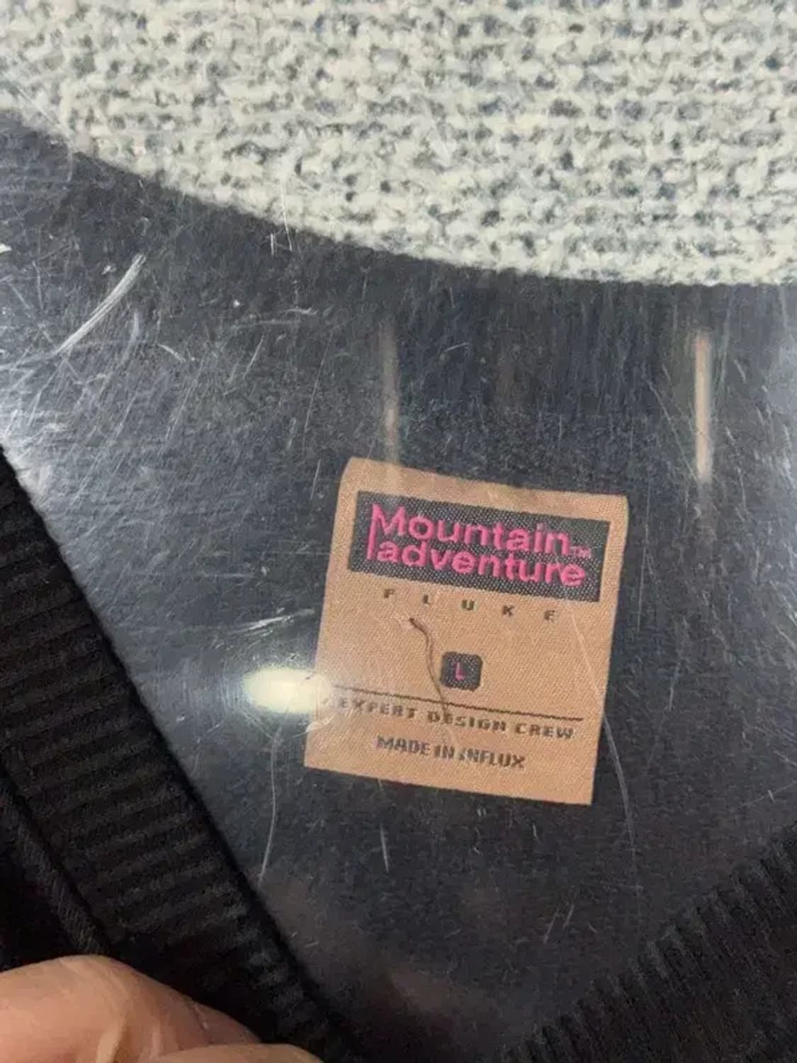 플루크 프린팅 블랙 맨투맨 L 상품이미지7