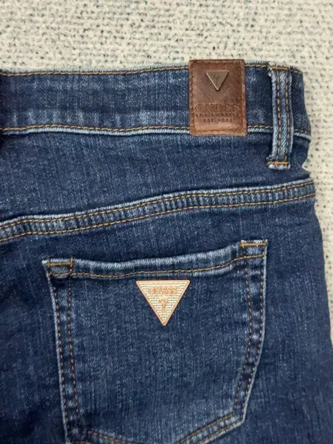 게스 큐빅 삼각 로고 청바지 67(27) 상품이미지6
