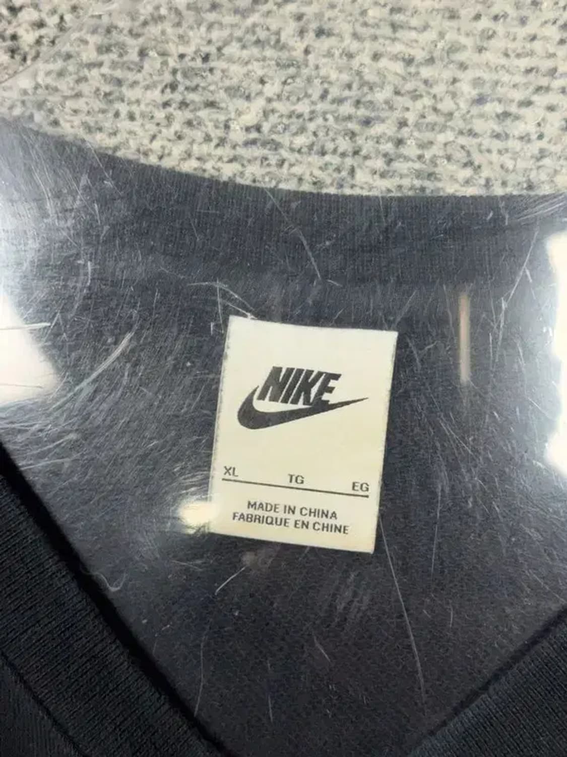 나이키 네이비 로고 맨투맨 XL 상품이미지7