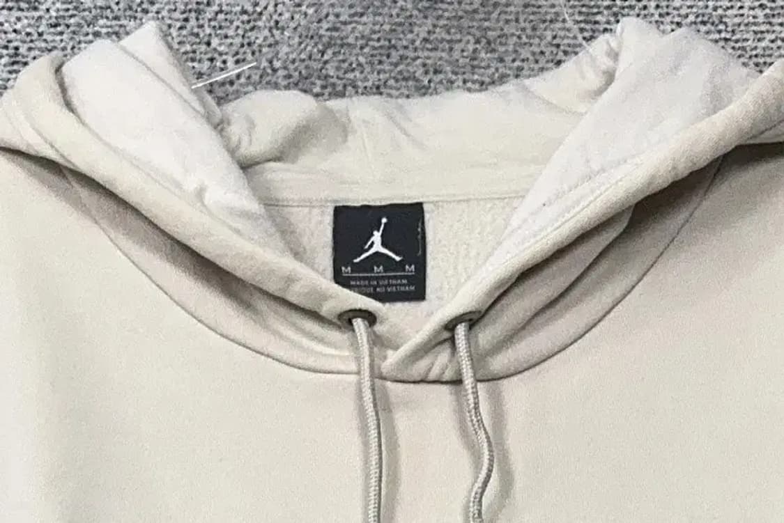 조던 프린팅 크림 후드티 M 상품이미지5