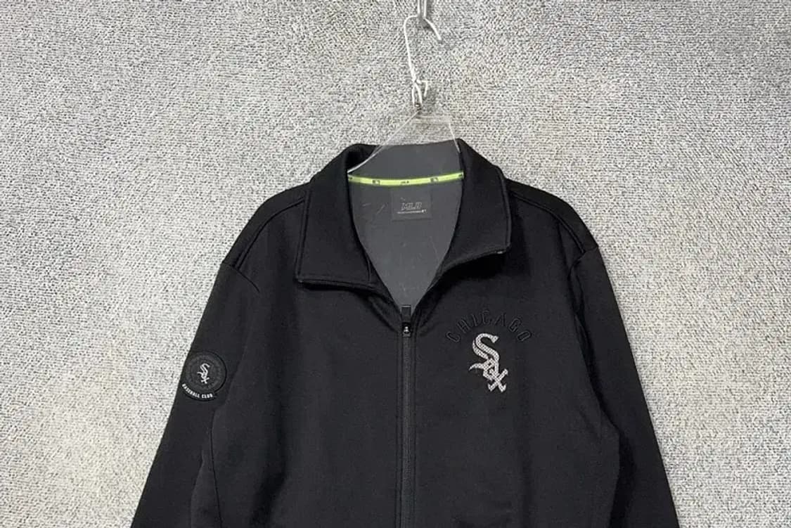 엠엘비 화이트삭스 블랙 로고 집업 저지 100 상품이미지3