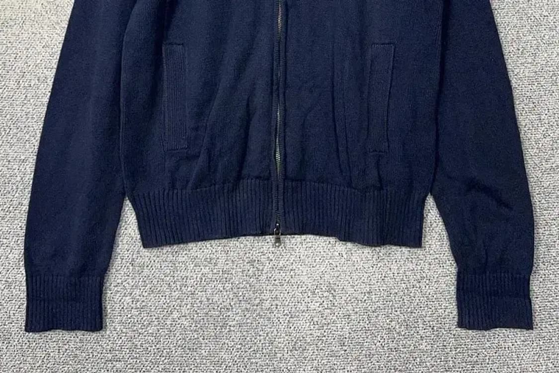 타미힐피거 네이비 로고 코튼 니트 집업 M 상품이미지4