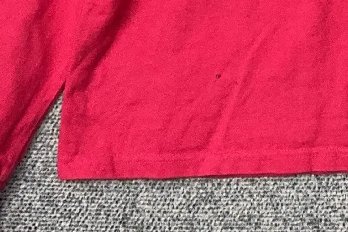 마하그리드 레드 형광 로고 슬리브 긴팔티 S 상품이미지6